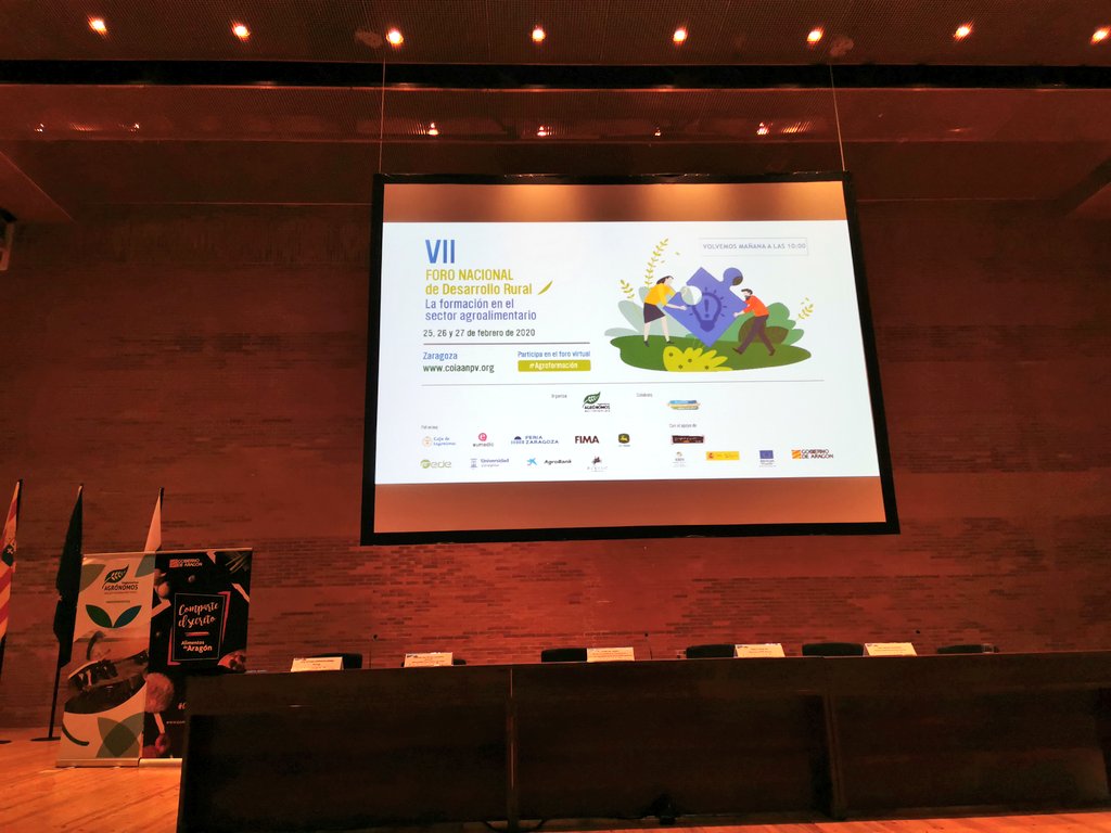 Inauguración del VII Foro Nacional de Desarrollo Rural (Feria de Zaragoza)