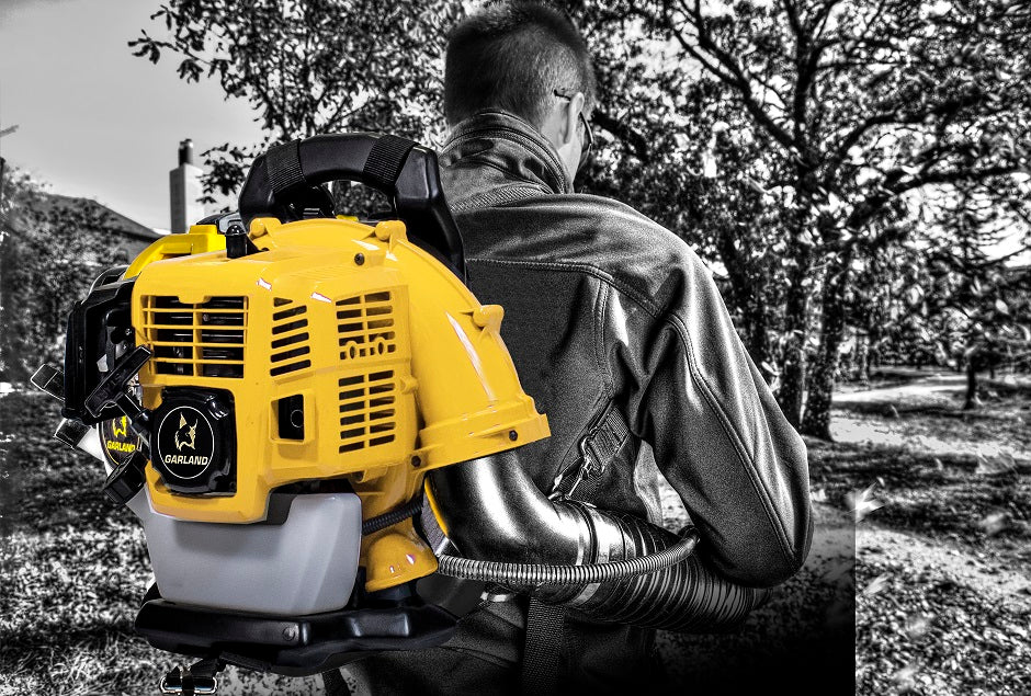 Soplador de mochila ligero y a gasolina