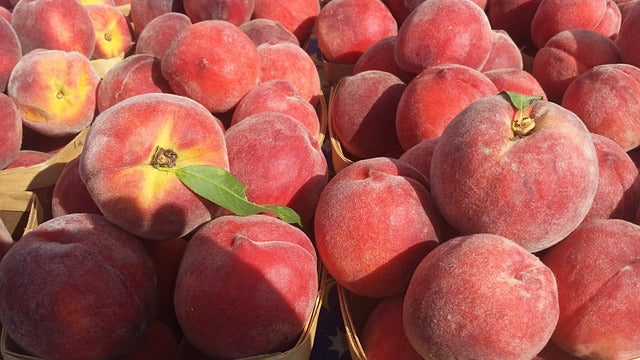 Melocoton rojo, una de las variedades más conocidas del 'prunus pérsica'