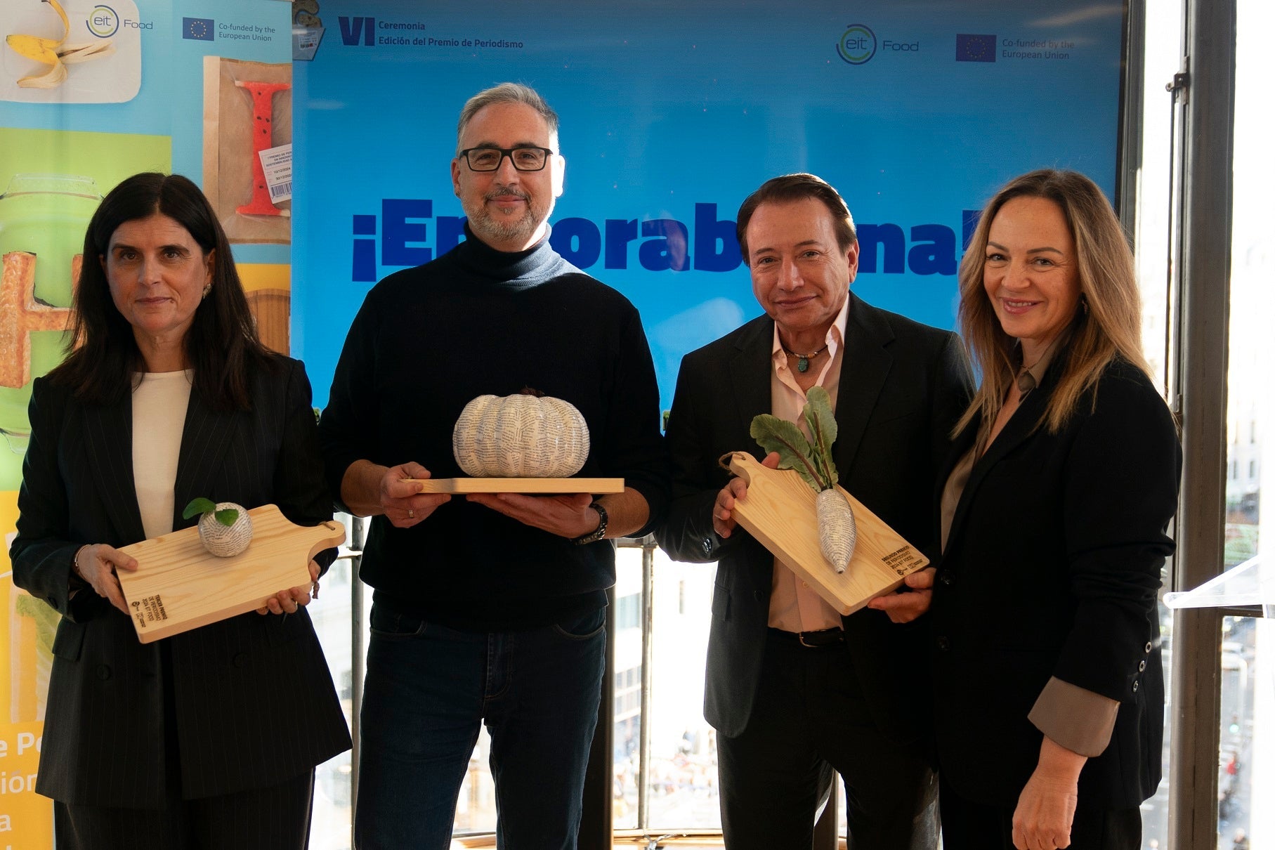 Galardonados con el Premio de Periodismo EIT Food 2024 (la anterior edición)