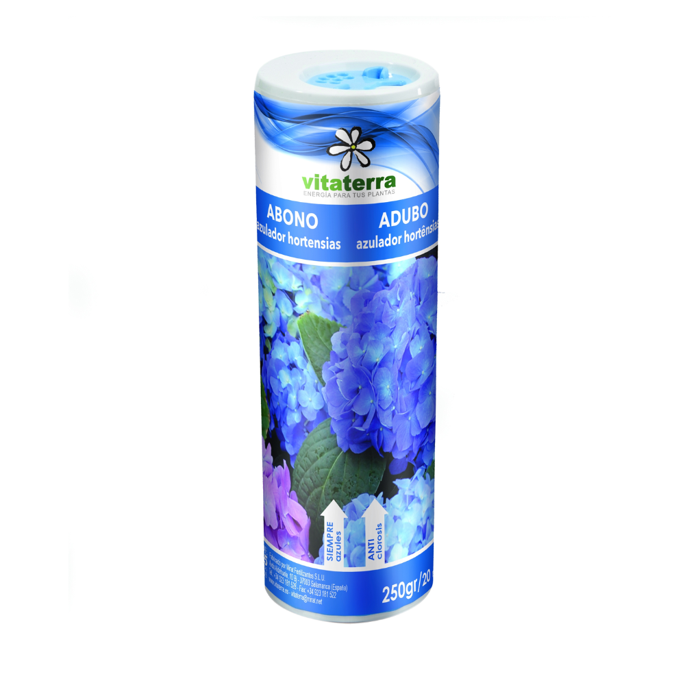 Abono azulador de hortensias talquera
