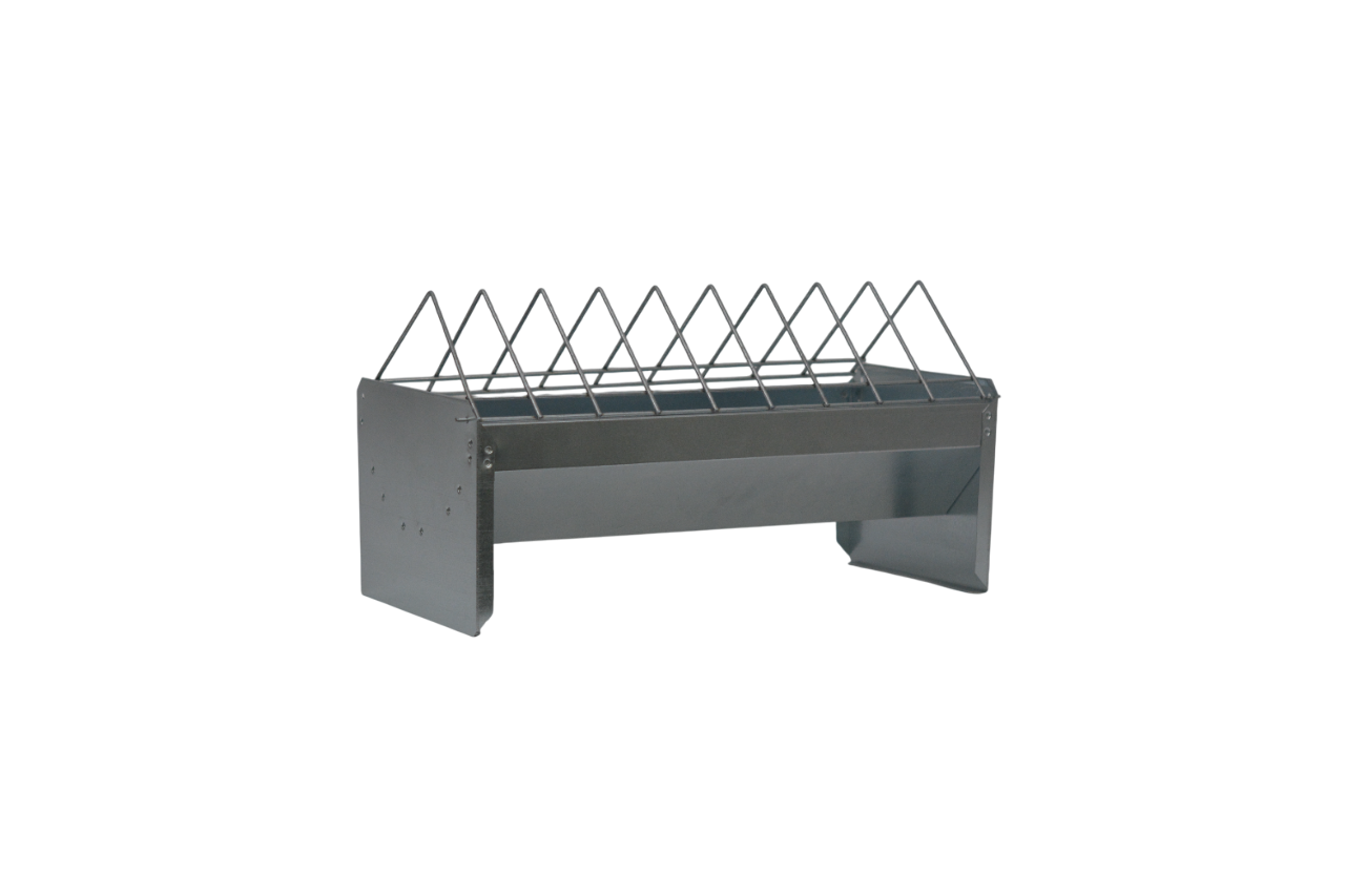 Comedero de Chapa Galvanizada para Gallinas – Suelo