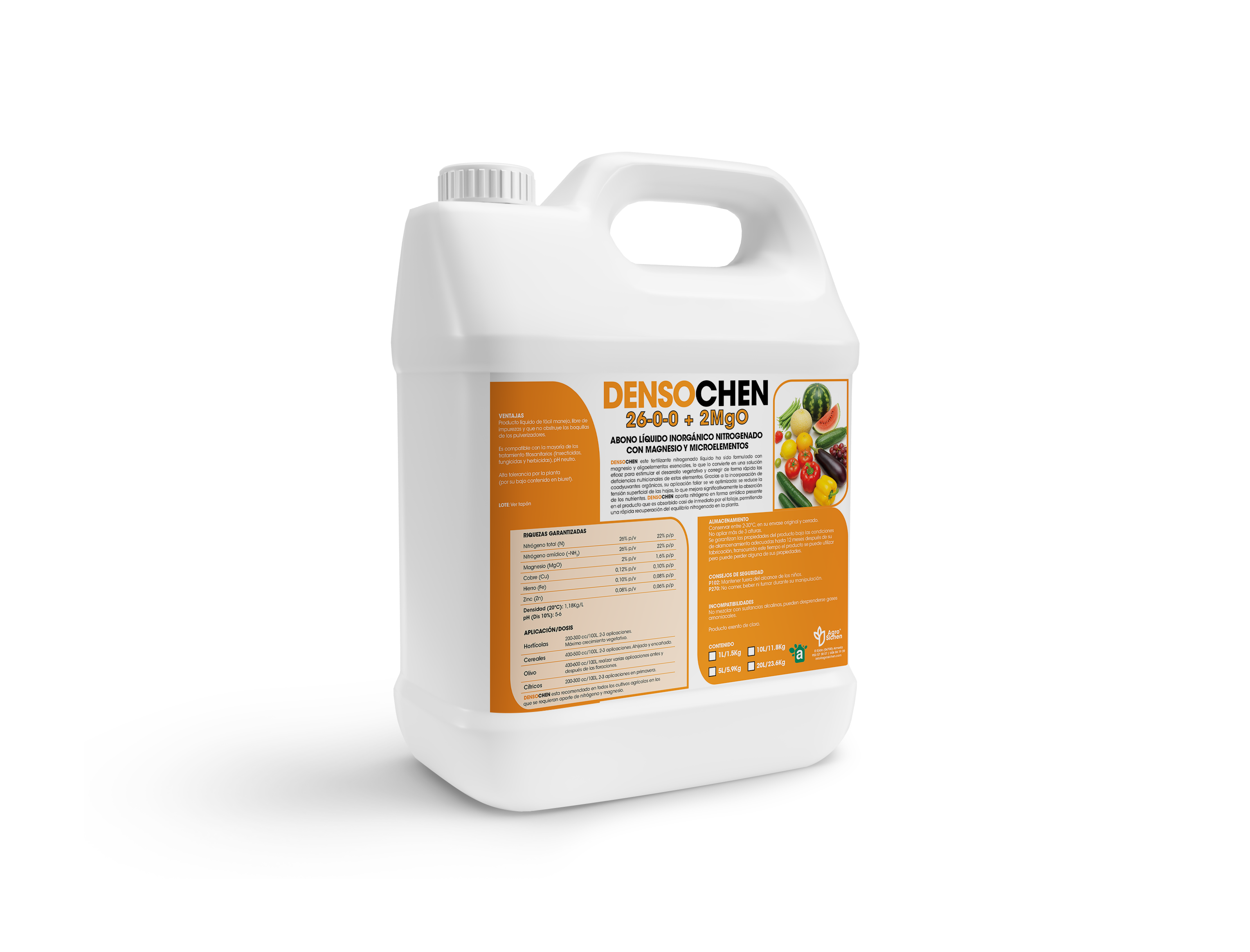 DENSOCHEN- ABONO LÍQUIDO INORGÁNICO NITROGENADO