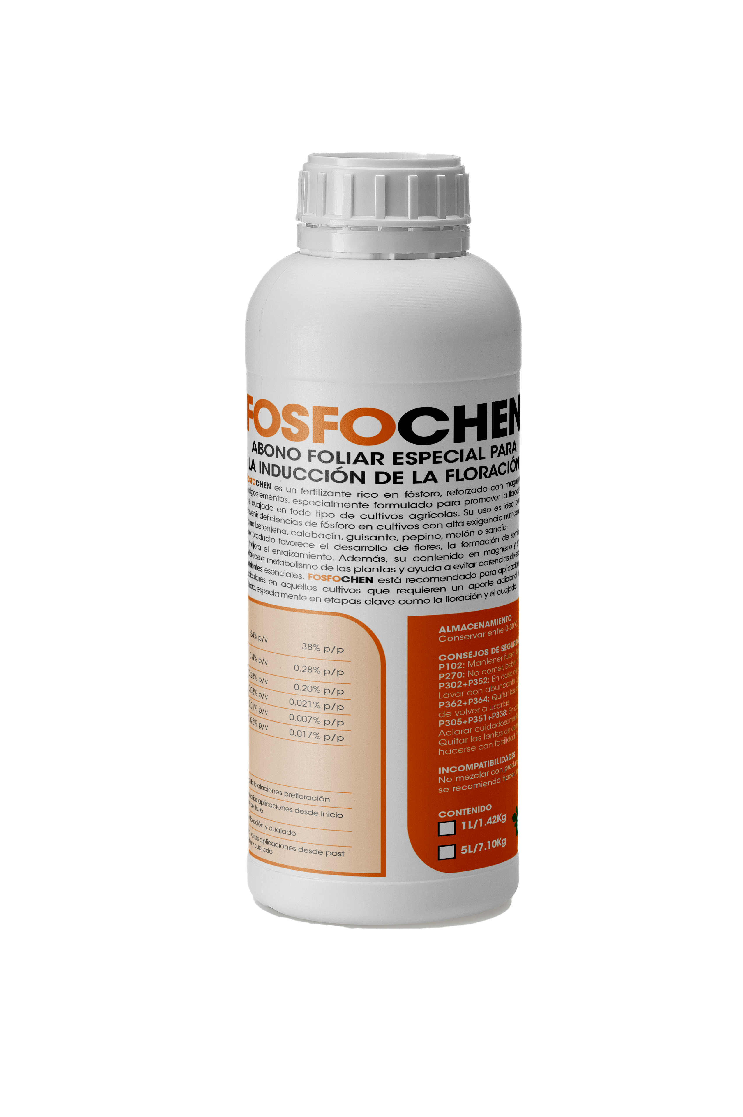 FOSFOCHEN- ABONO FOLIAR ESPECIAL PARA LA INDUCCIÓN DE LA FLORACIÓN