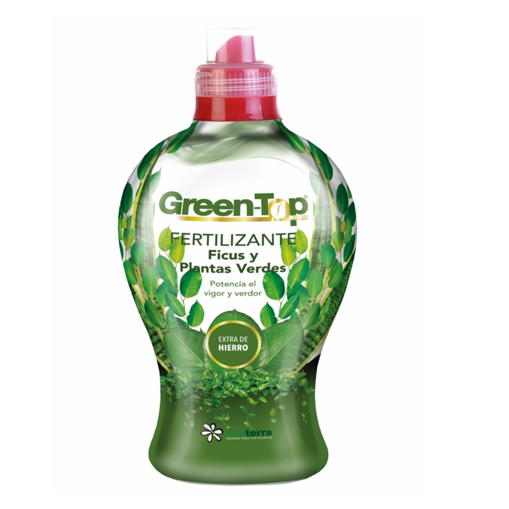 Fertilizante líquido para ficus y plantas verdes