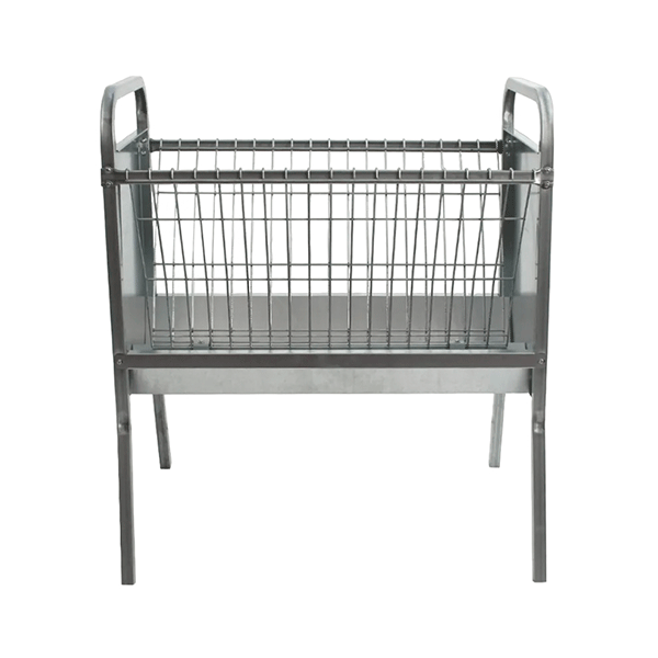 Forrajera ovino doble de chapa galvanizada