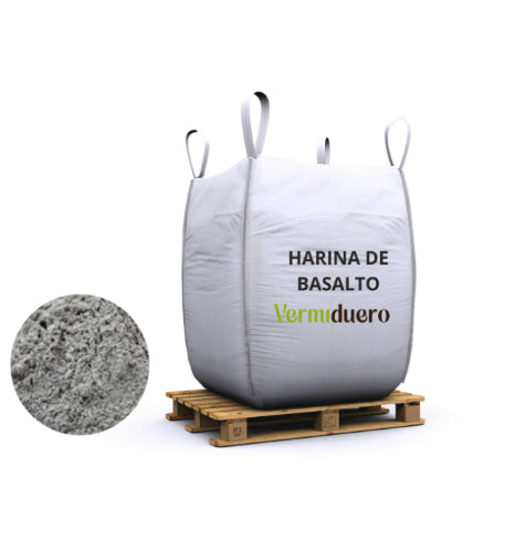 Harina de basalto - regenerador de suelos arcillosos y compactos-1000 Kg