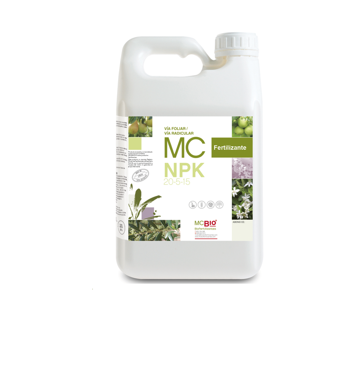 MC NPK 20-5-15 - fertilizante de alta eficacia