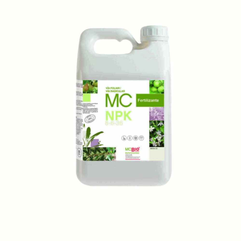 MC NPK 8-6-36 - fertilizante foliar
