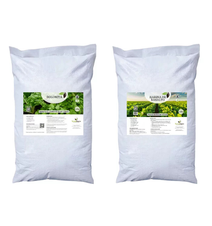 Pack remineralizador (Dolomita + harina de basalto)