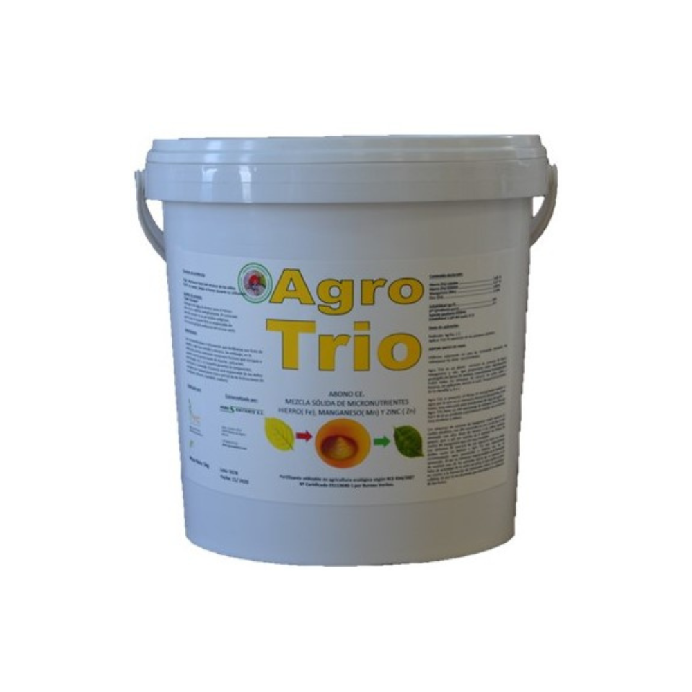 Agro Trio - Corrector de hierro, manganeso y zinc