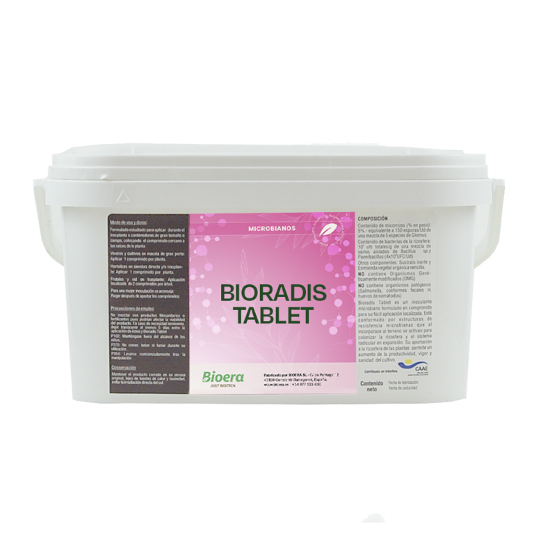 BIORADIS TABLET - Micorrizas para el trasplante