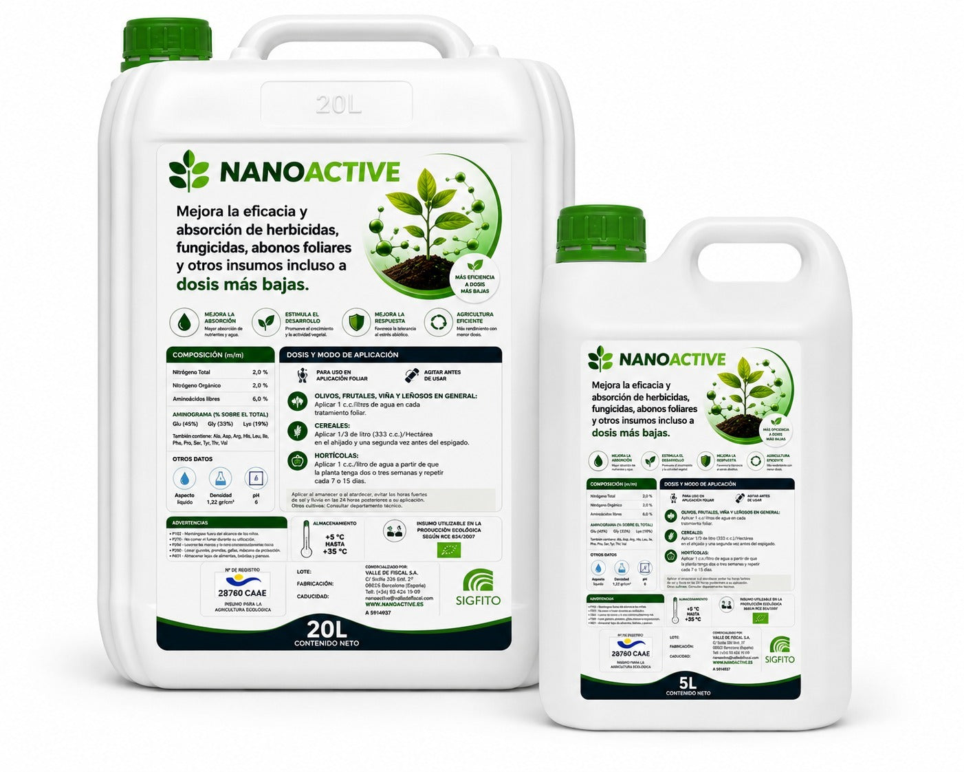 Nanoactive - Mojante con efecto bioestimulante