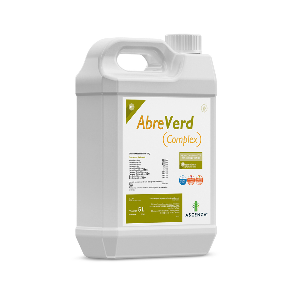 AbreVerd Complex - Corrector hierro zinc y manganeso 5L