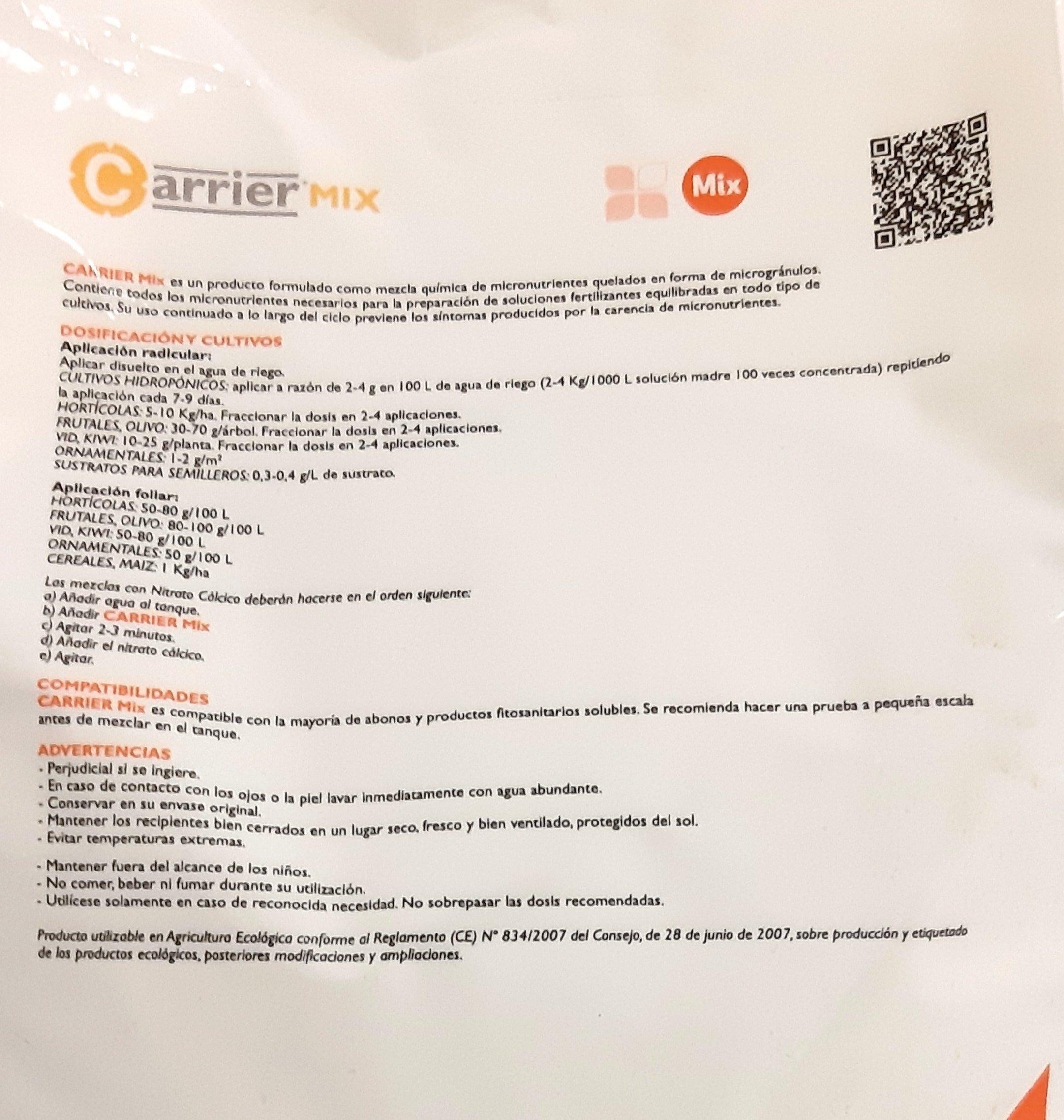 Carrier Mix - Corrector de micronutrientes