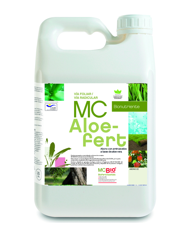 MC Aloefert - Fertilizante líquido NPK 4-6-5