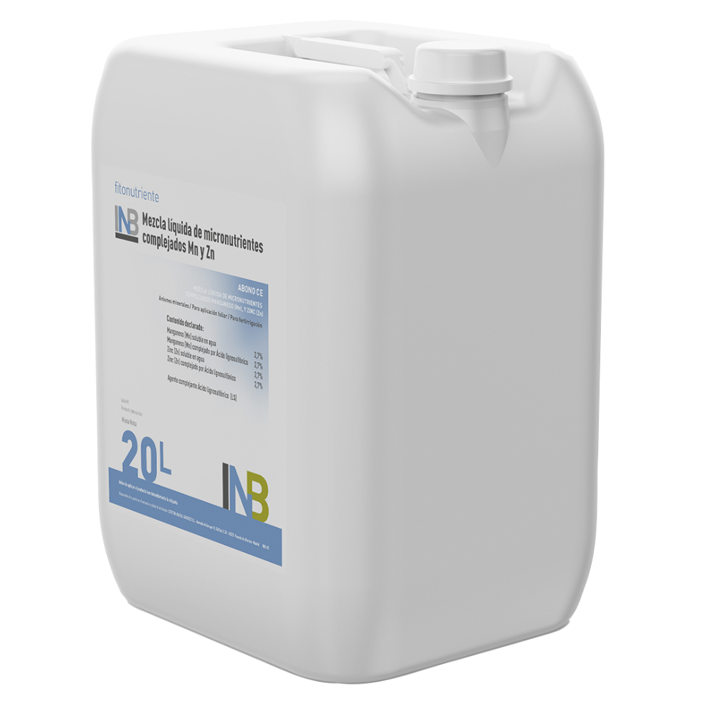 Corrector Mn y Zn - Mezcla líquida de micronutrientes complejados