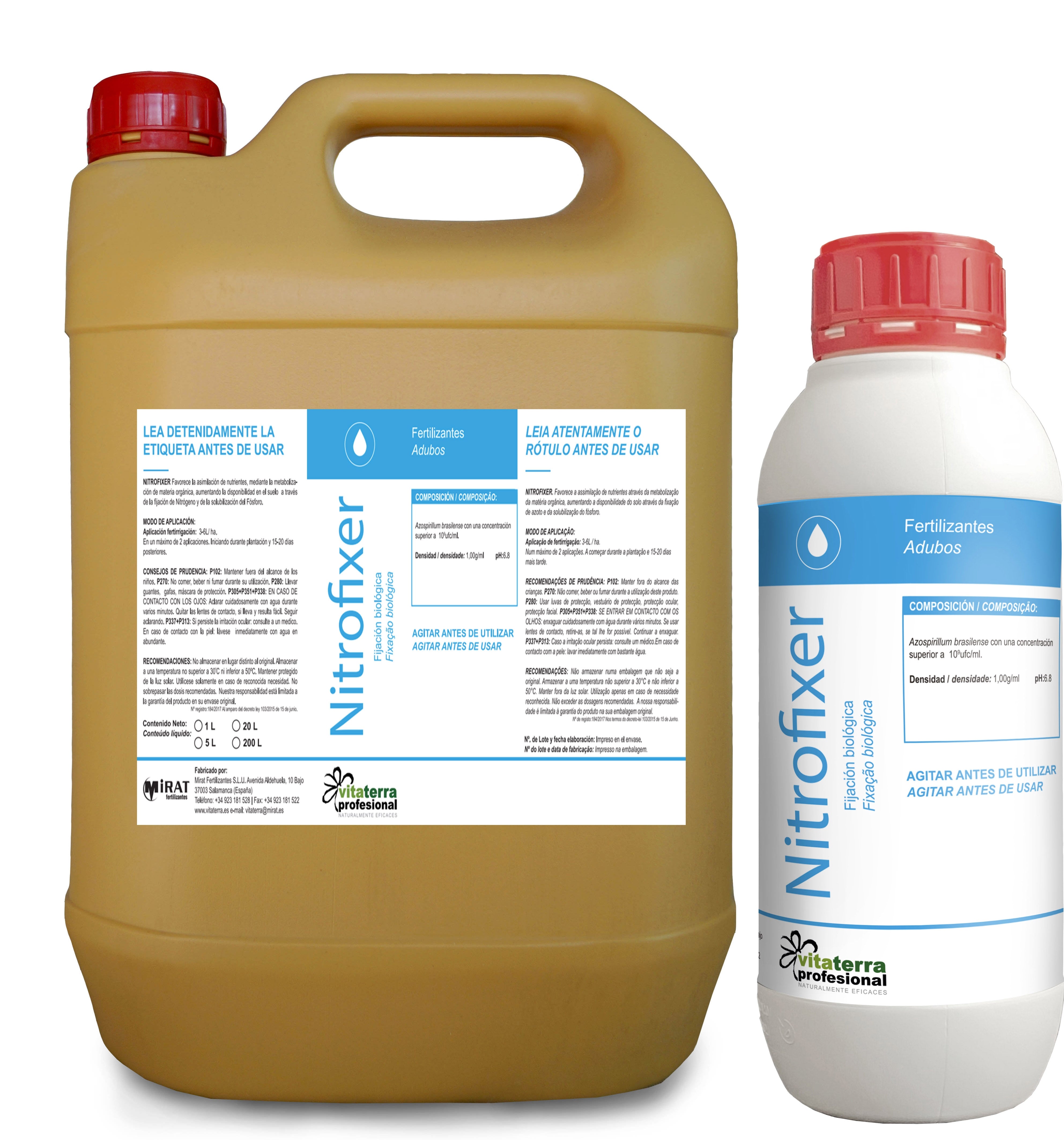 NitroFixer - Microorganismos fijadores de nitrógeno y solubilizadores de fósforo