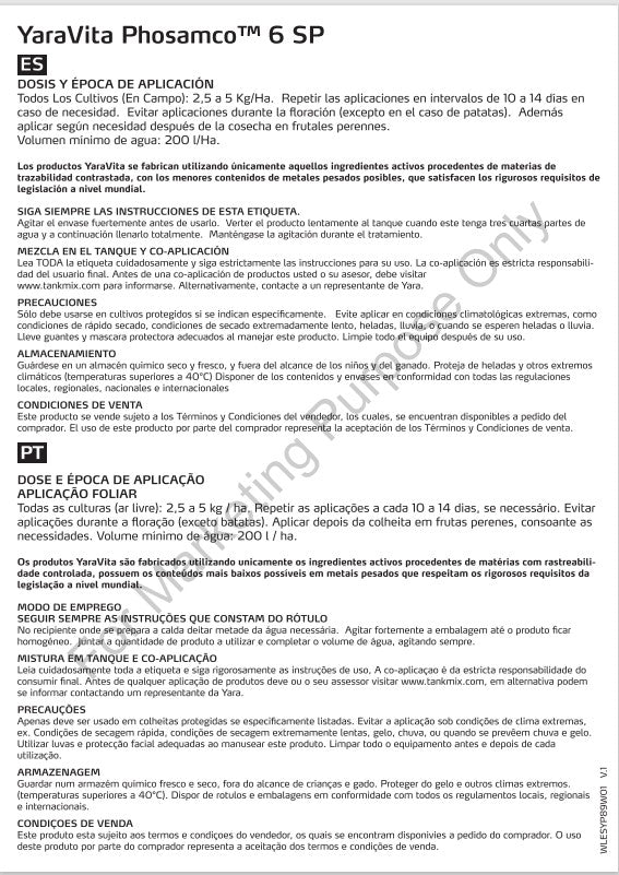 YaraVita™ Phosamco 6 - Fertilizante