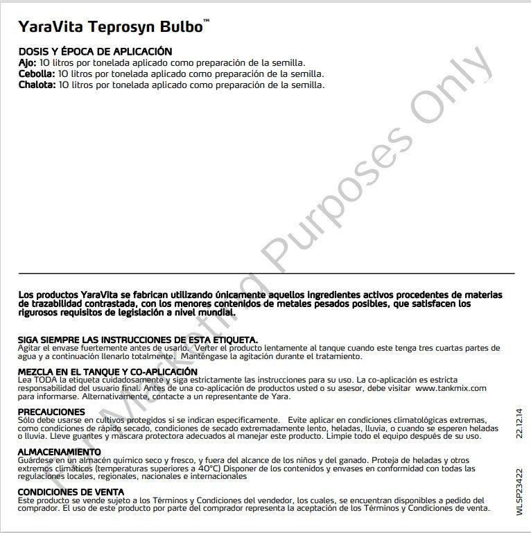 YaraVita™ Teprosyn Bulbo