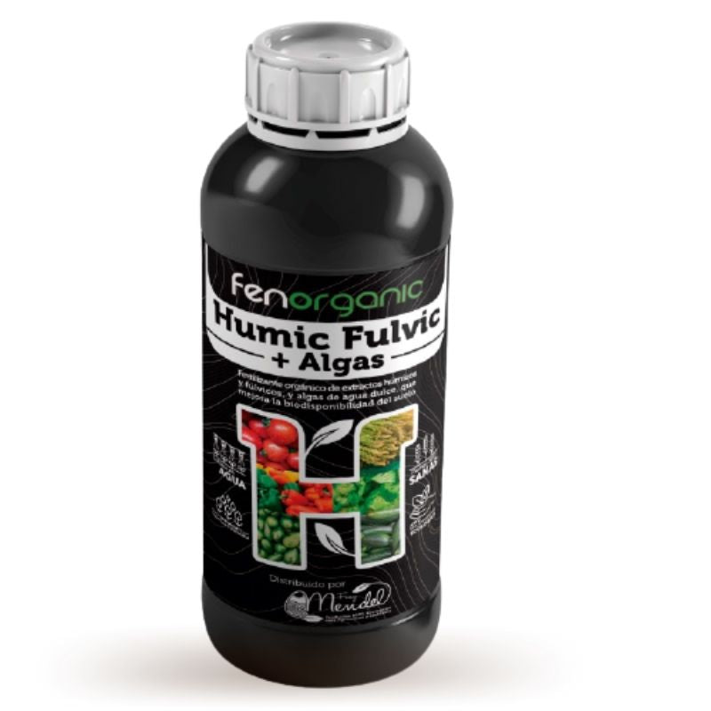 Humic Fulvic + Algas - Fertilizante líquido ecológico
