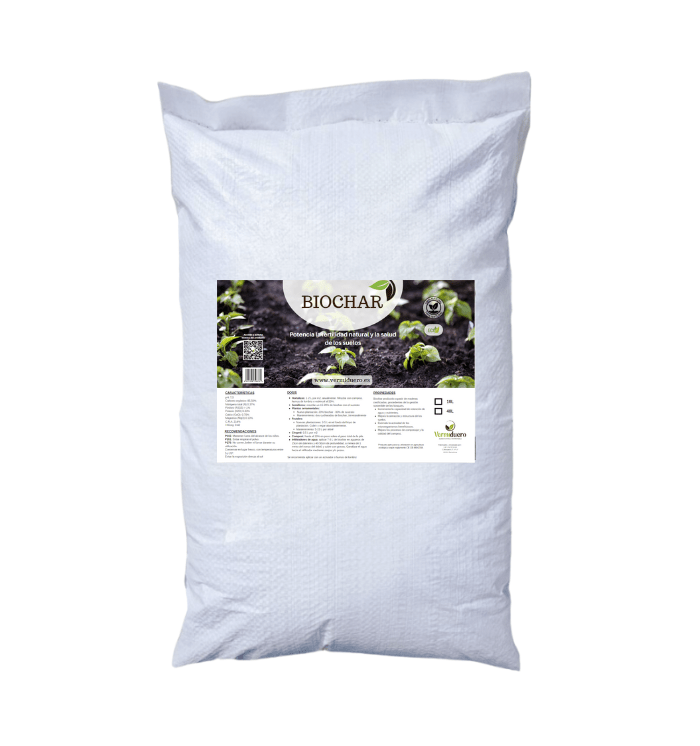 Biochar - regenerador de suelos 100% natural-40L