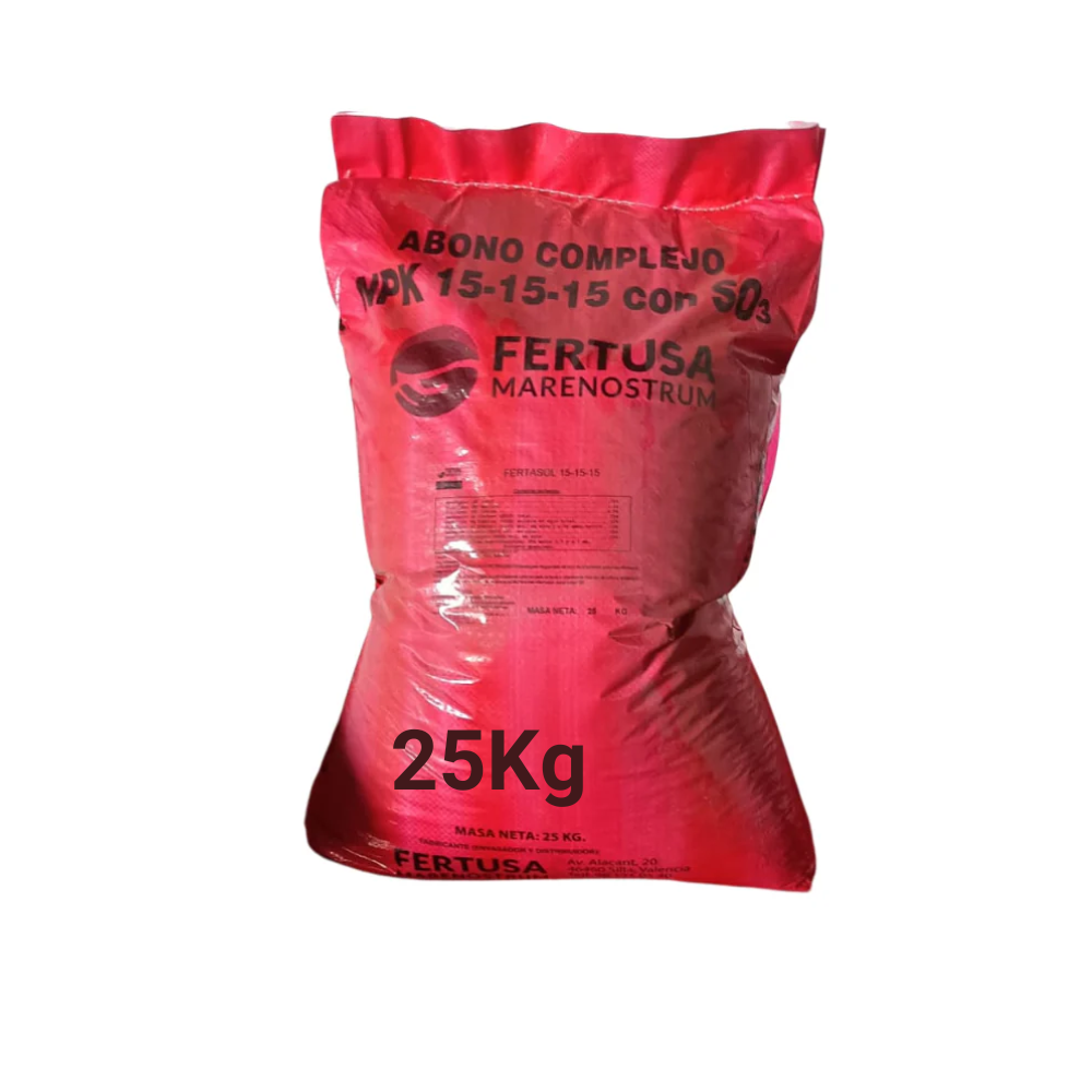 NPK 15-15-15 - Fertilizante complejo con azufre - Fertasol