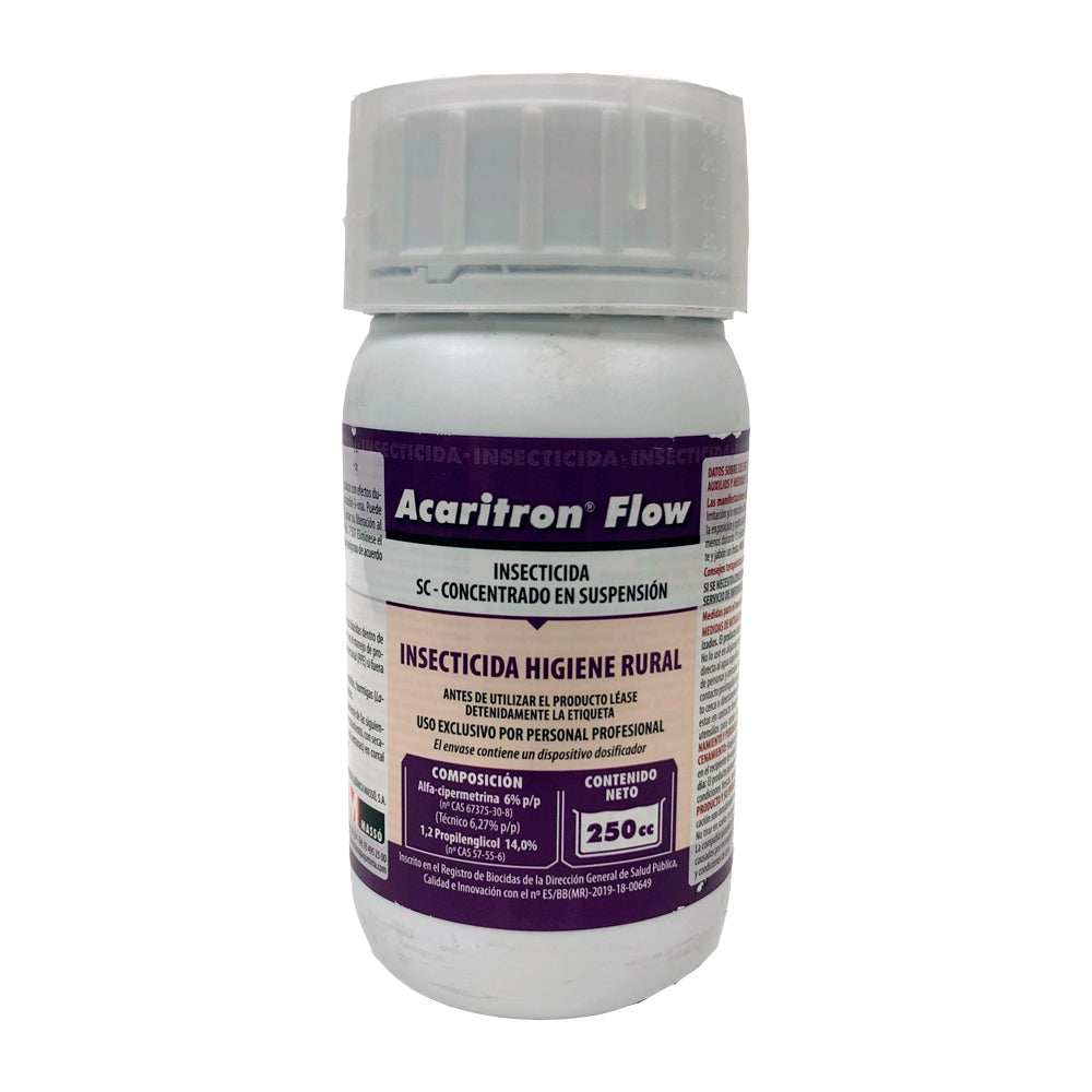 Acaritron Flow 250cc - Insectida de potente y rápida acción
