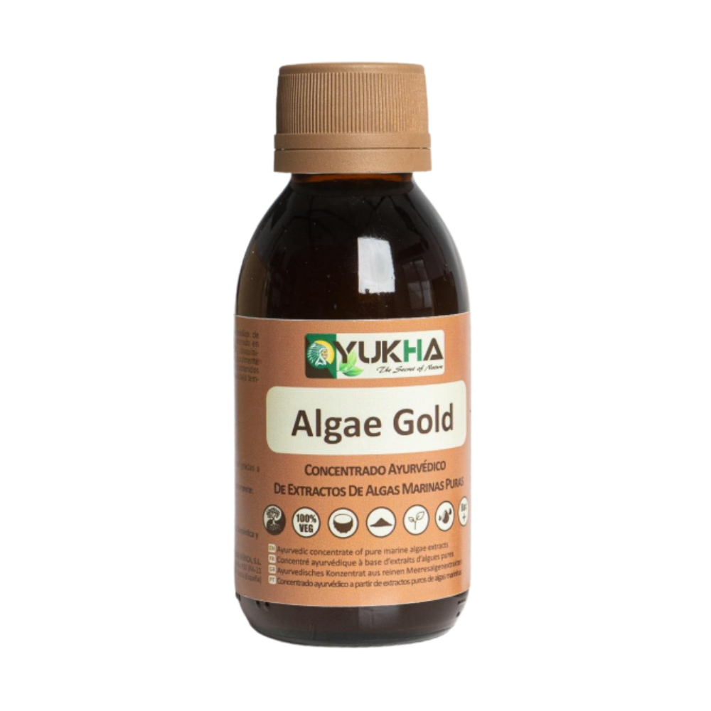 Algae Gold - Concentrado ayurvédico  de extractos puros de algas marinas 125mL