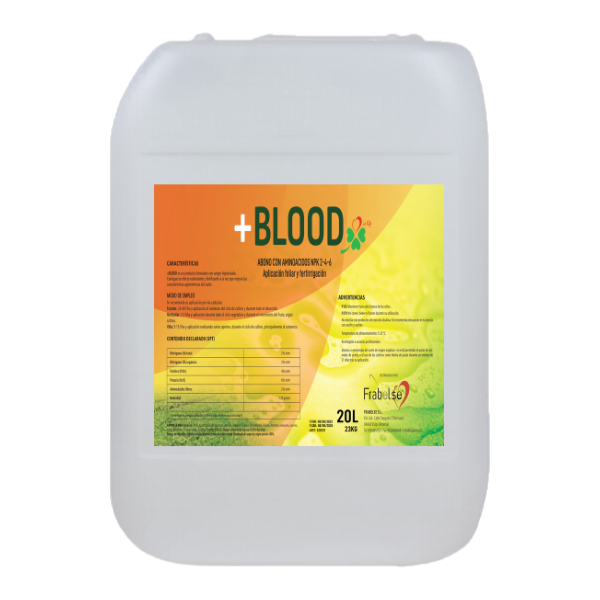 +Blood - Abono con Aminoácidos en base a Sangre Higienizada