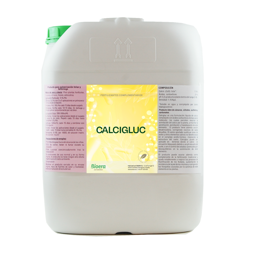 Calcigluc - Solución de Calcio (Ca) complejado con ácidos carboxílicos