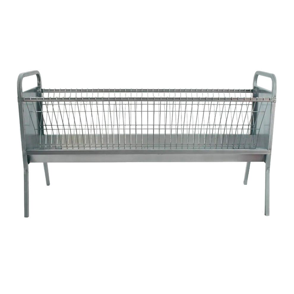 Forrajera ovino doble de chapa galvanizada