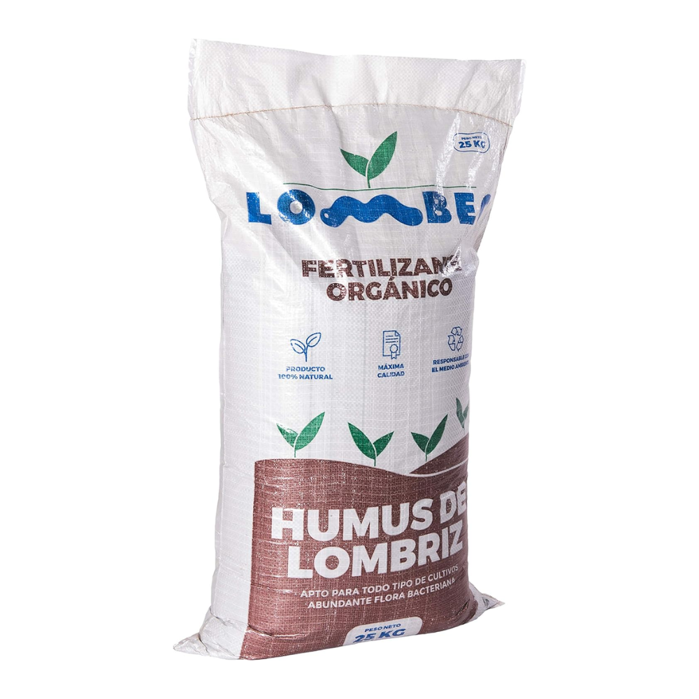 Humus de Lombriz - Fertilizante orgánico, vermicompost 100% Natural