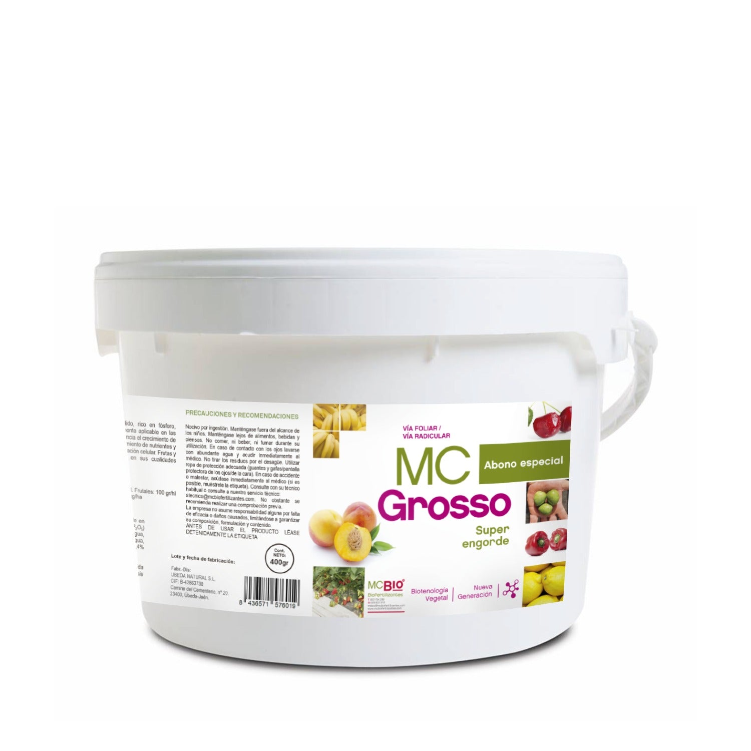 MC GROSSO- Fertilizante rico en Fosforo y Potasio