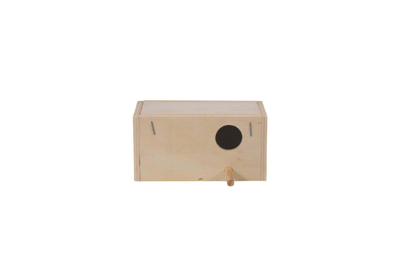 Nido de Madera para Periquitos – Natural, Seguro y Funcional