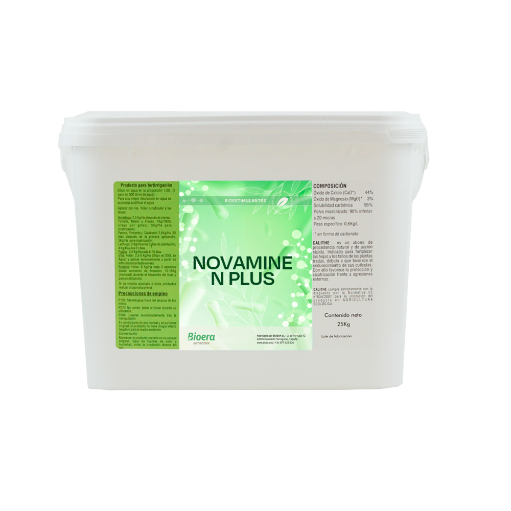NOVAMINE NITRÓGENO PLUS - Bioestimulante sólido para el desarrollo vegetativo