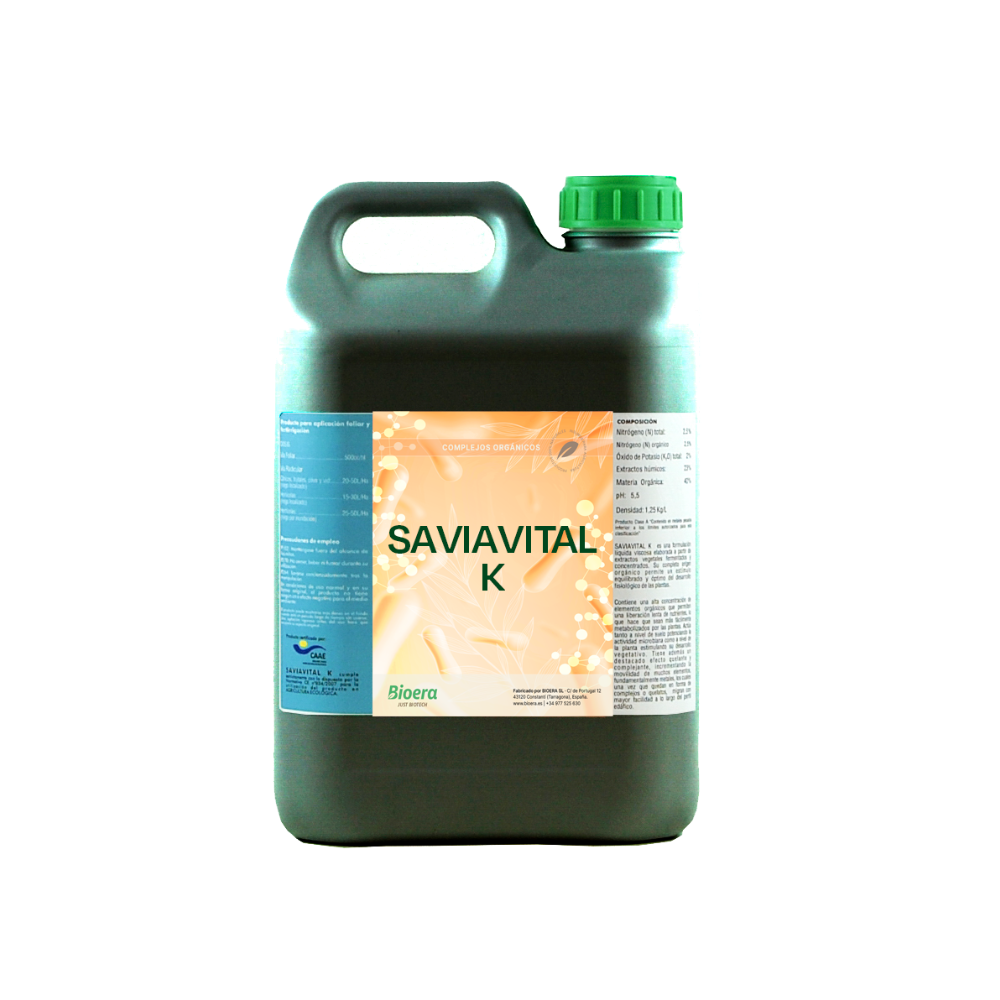 Saviavital K - Abono orgánico NK líquido de origen vegetal