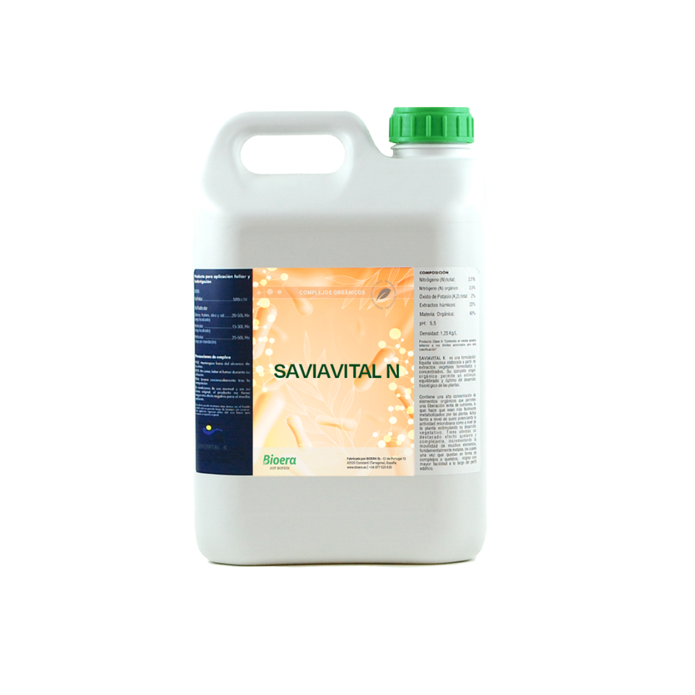 Saviavital N - Complejo orgánico líquido rico en N y Aminoácidos