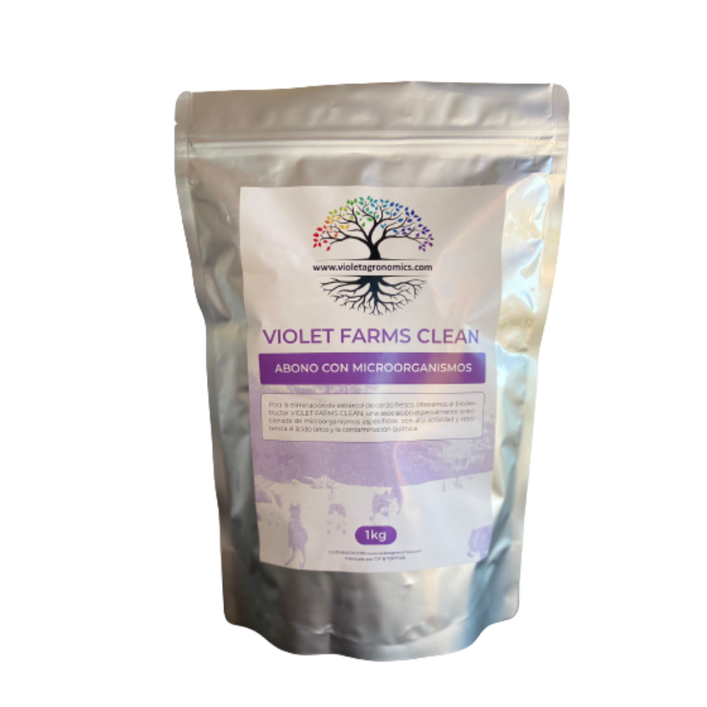 Violet Farms Clean - Biodestructor de estiércol de cerdo