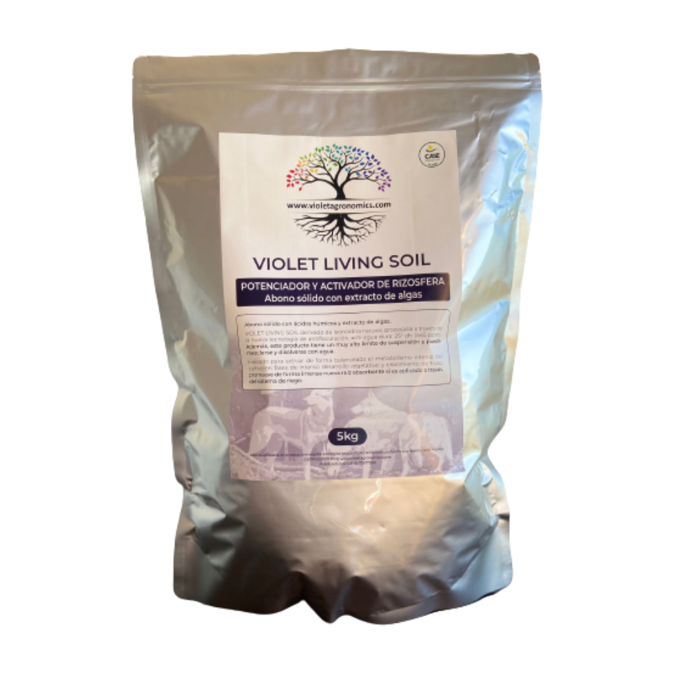 Violet Living Soil - Ácidos húmicos y extracto de algas