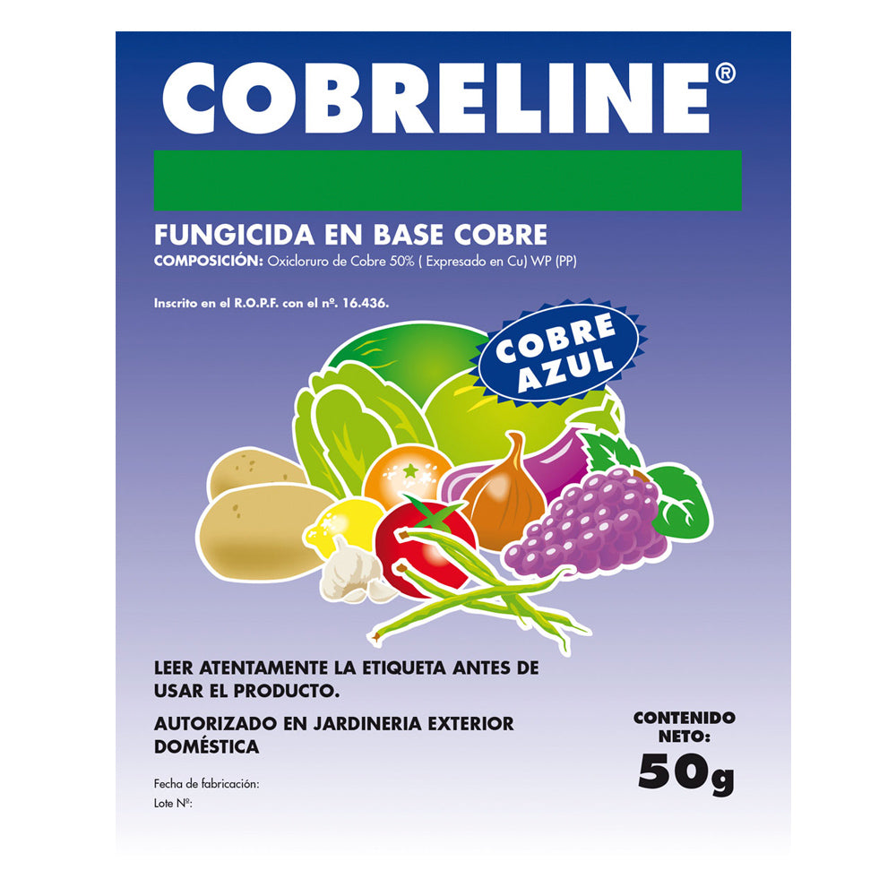 Cobreline JED 50 g - fungicida-bactericida cúprico