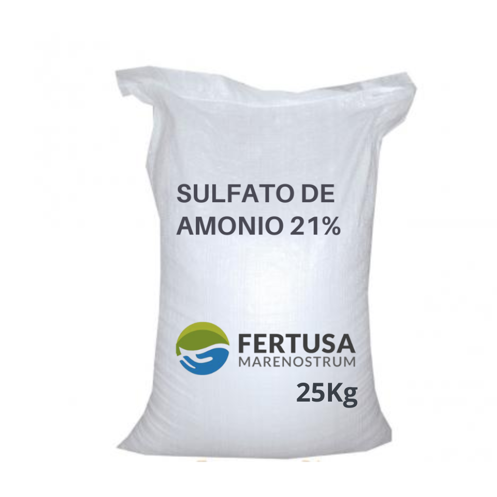 Sulfato de amonio 21% - fertilizante sólido