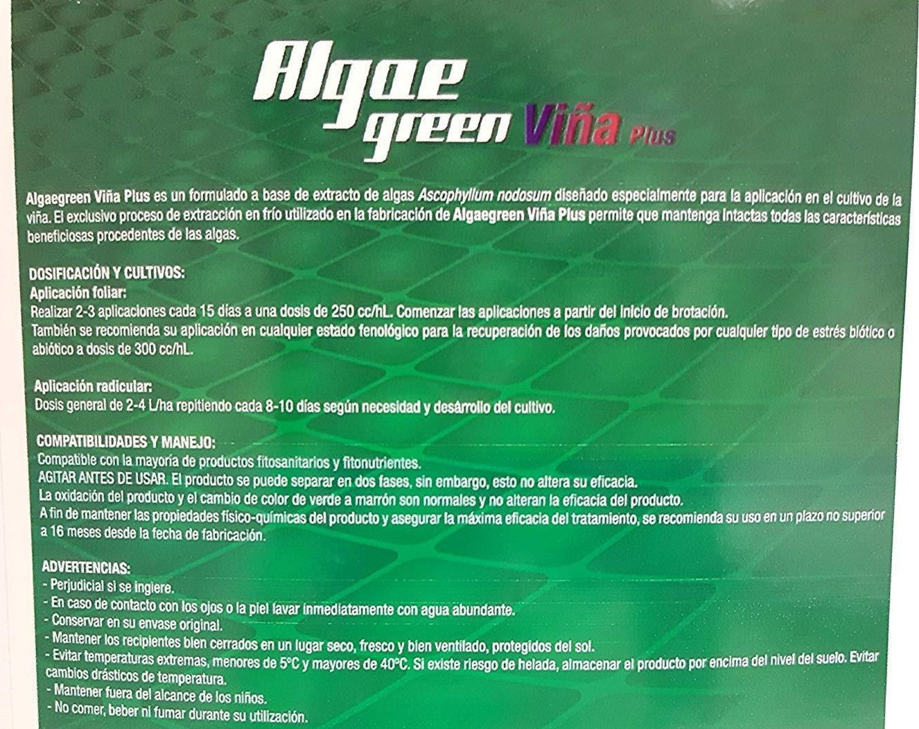 Comprar Algae Green Viña plus | Sembralia tienda online