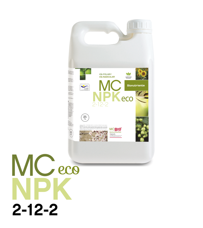 MC NPK ECO 2-12-2 - fertilizante foliar con aminoácidos
