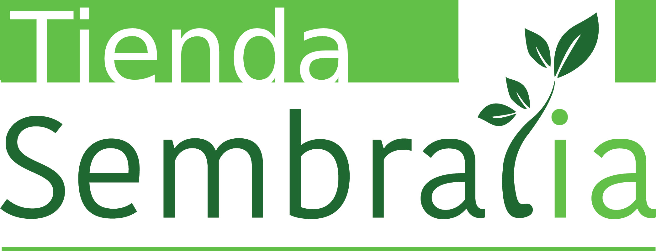 Logotipo de sembralia tienda online